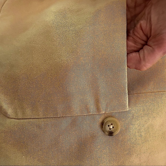 Lauren Ralph Lauren Women's Yellow Cream Double-Breasted Blazer - Picture 10 of 13